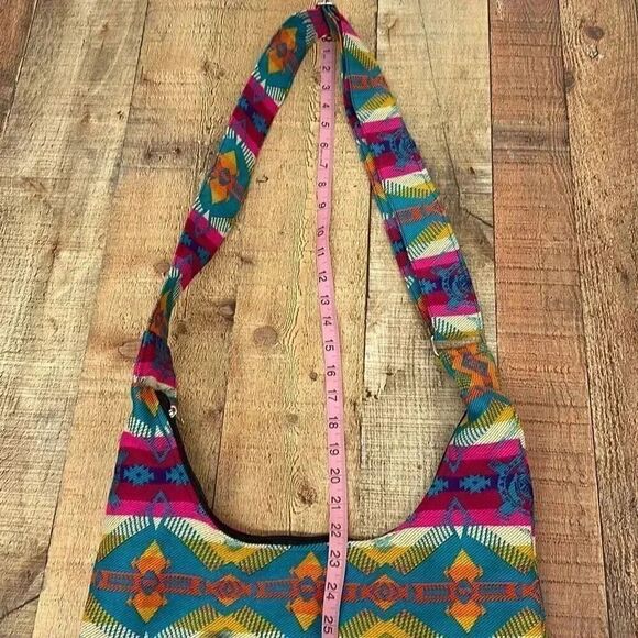 Rukuray Tribal Aztec Boho Crossbody Bag - Picture 4 of 9